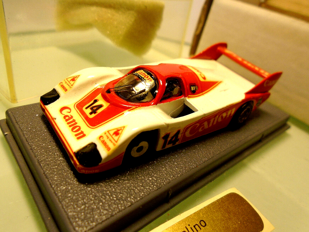 Scarce-1983 PICCOLINO Rothman Porsche 956- Hand Pained/Decaled w Plexi Case