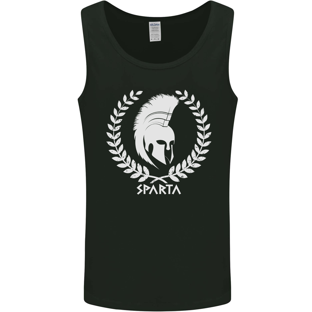Bodybuilding Gym Training Sparta Helmet Mens Vest Tank Top