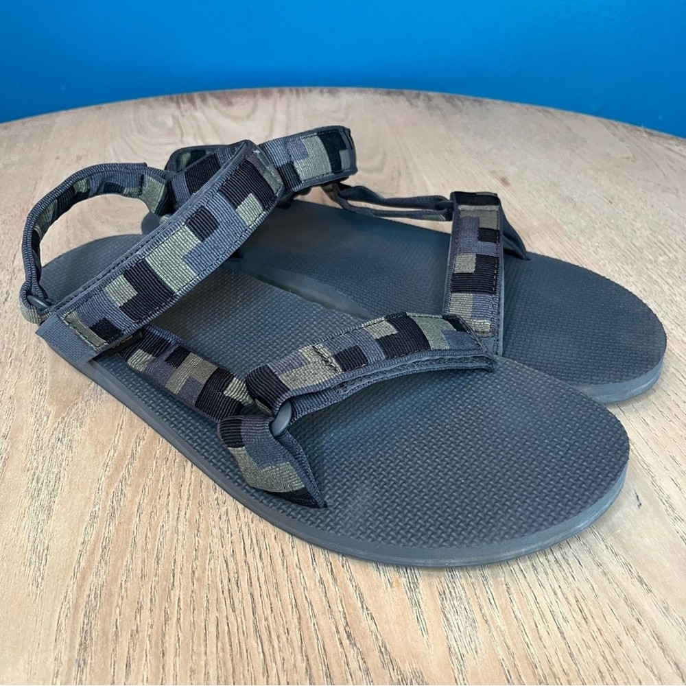 Teva Universal Sandal Men’s Size 14 Checkerboard Pottery Black/Taupe Outdoor