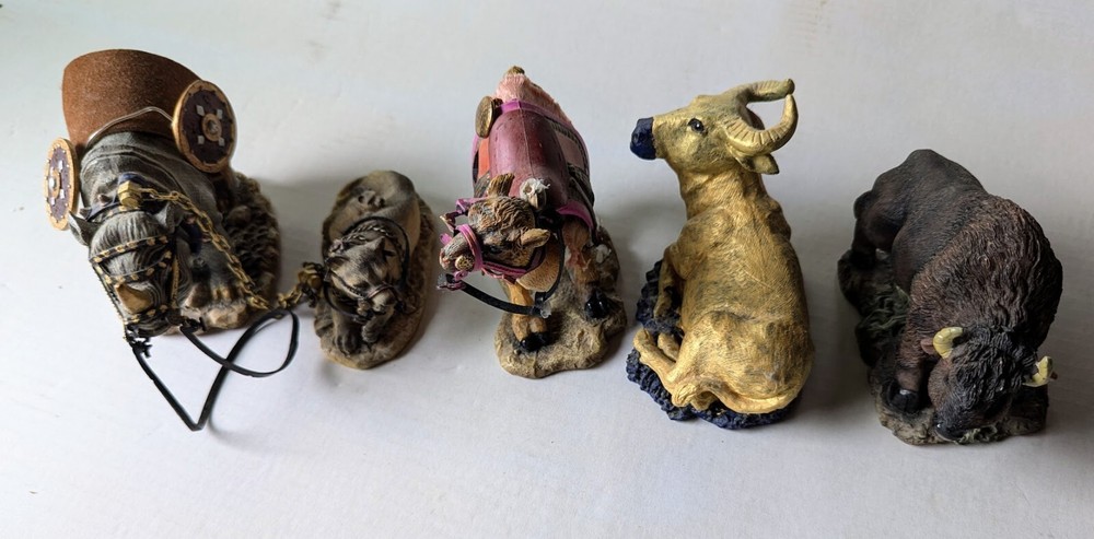 Nativity Great Country Animal Figurines K's Collection Vintage