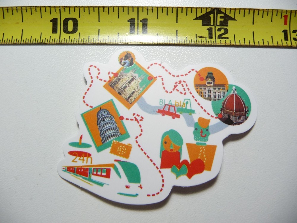 Explore Italy with Travel Sticker Decal for Vacation Memories