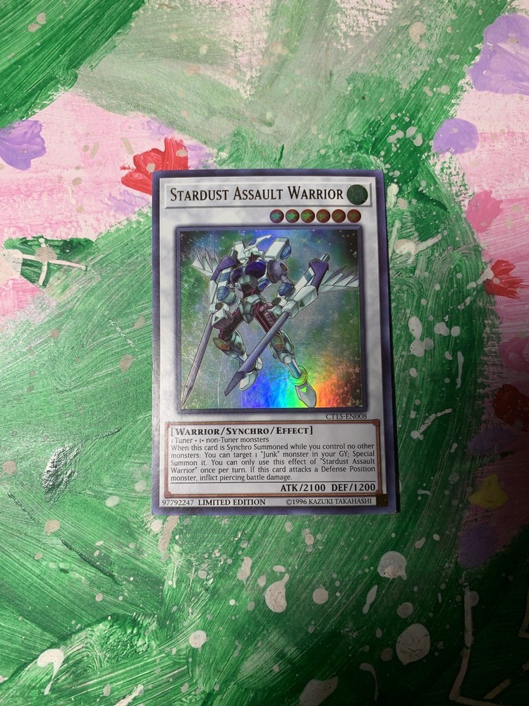 Stardust Assault Warrior CT15-EN008 2018 Mega-Tins Limited Edition
