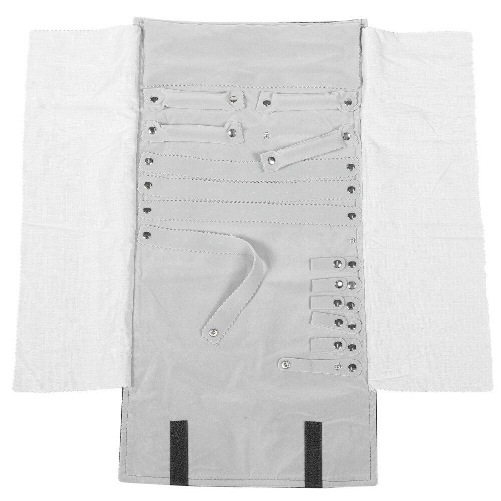 Luxury Jewelry Roll Organizer for Earrings and Necklaces