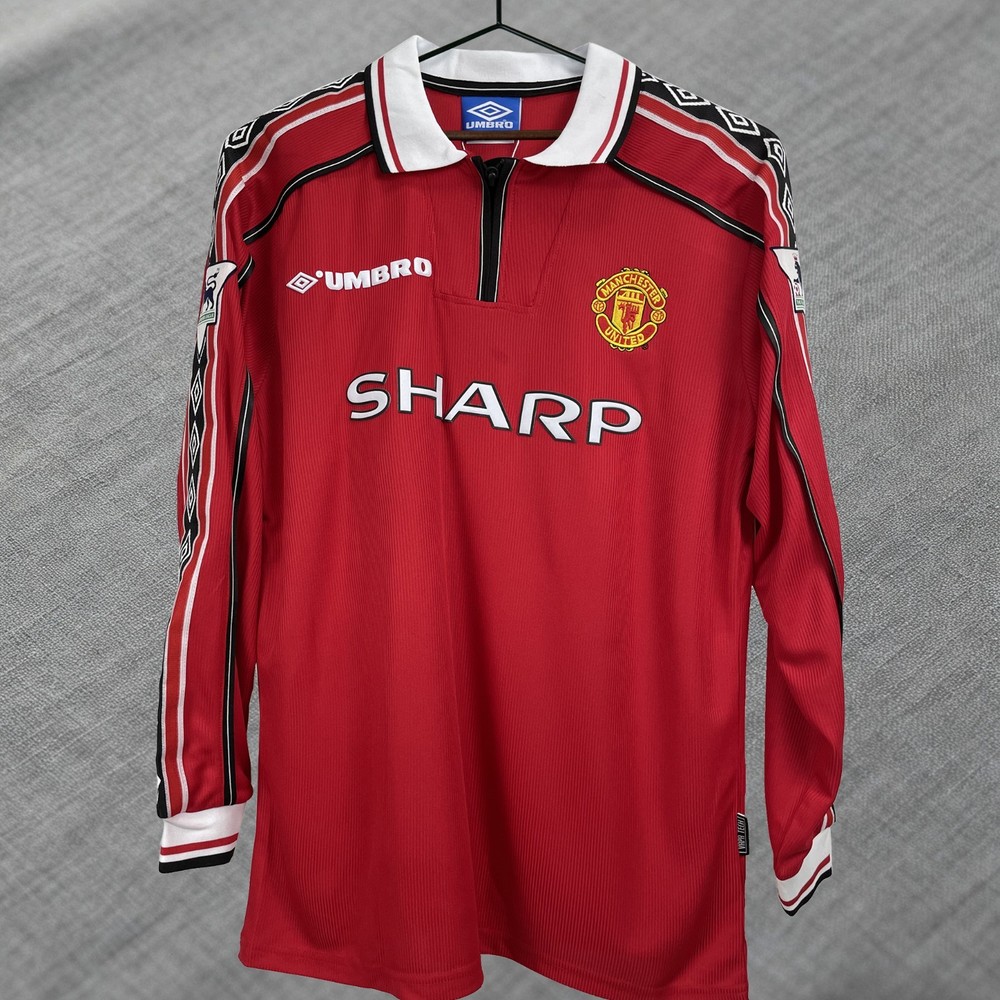 Manchester United 1998-99 Home Long Sleeve Jersey – Beckham #7