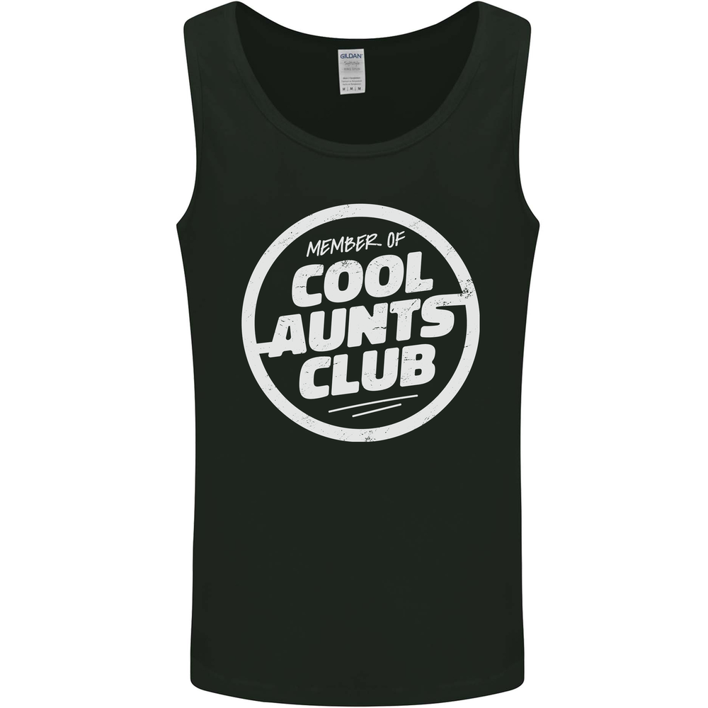 Aunties Day Member of Cool Aunts Club Mens Vest Tank Top-image