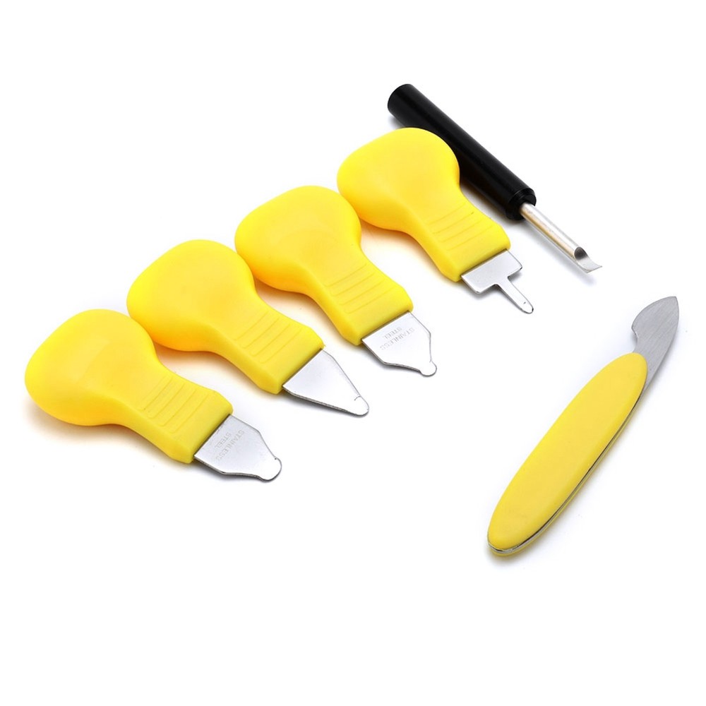 7-Piece Watch Back Case Opener Kit with Pry Blades for Watch Repair