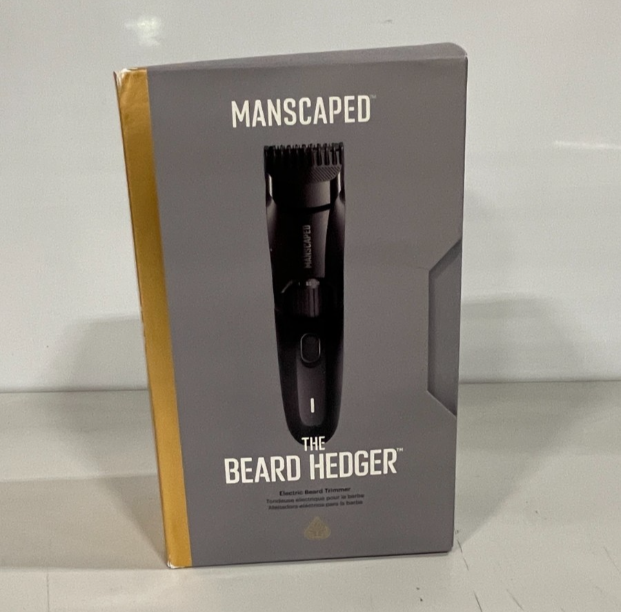 Manscaped Rechargeable Beard Trimmer for Men - Sleek Black Design