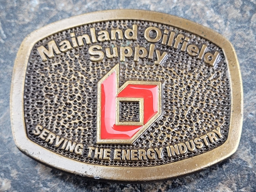 Mainland Oilfield Supply - Serving The Energy Industry Belt Buckle - BB3
