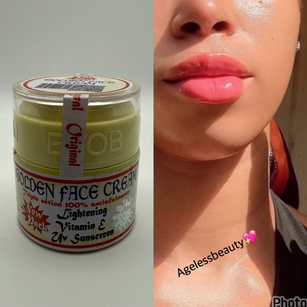 Golden Face Cream with Vitamin E & SPF 60g – 100% Original