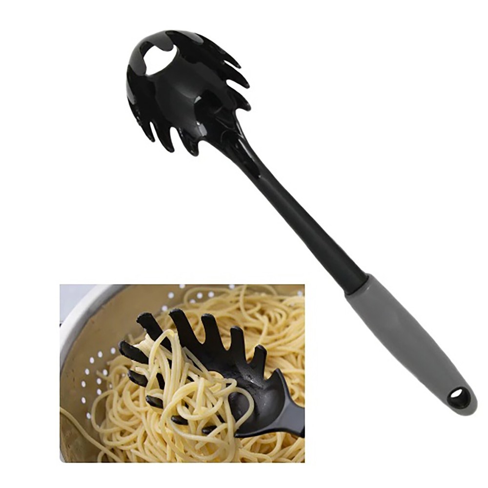 2/3Pc Pasta Spaghetti Server Spoon Fork Scooper Kitchen Tool Utensil Noodle Claw