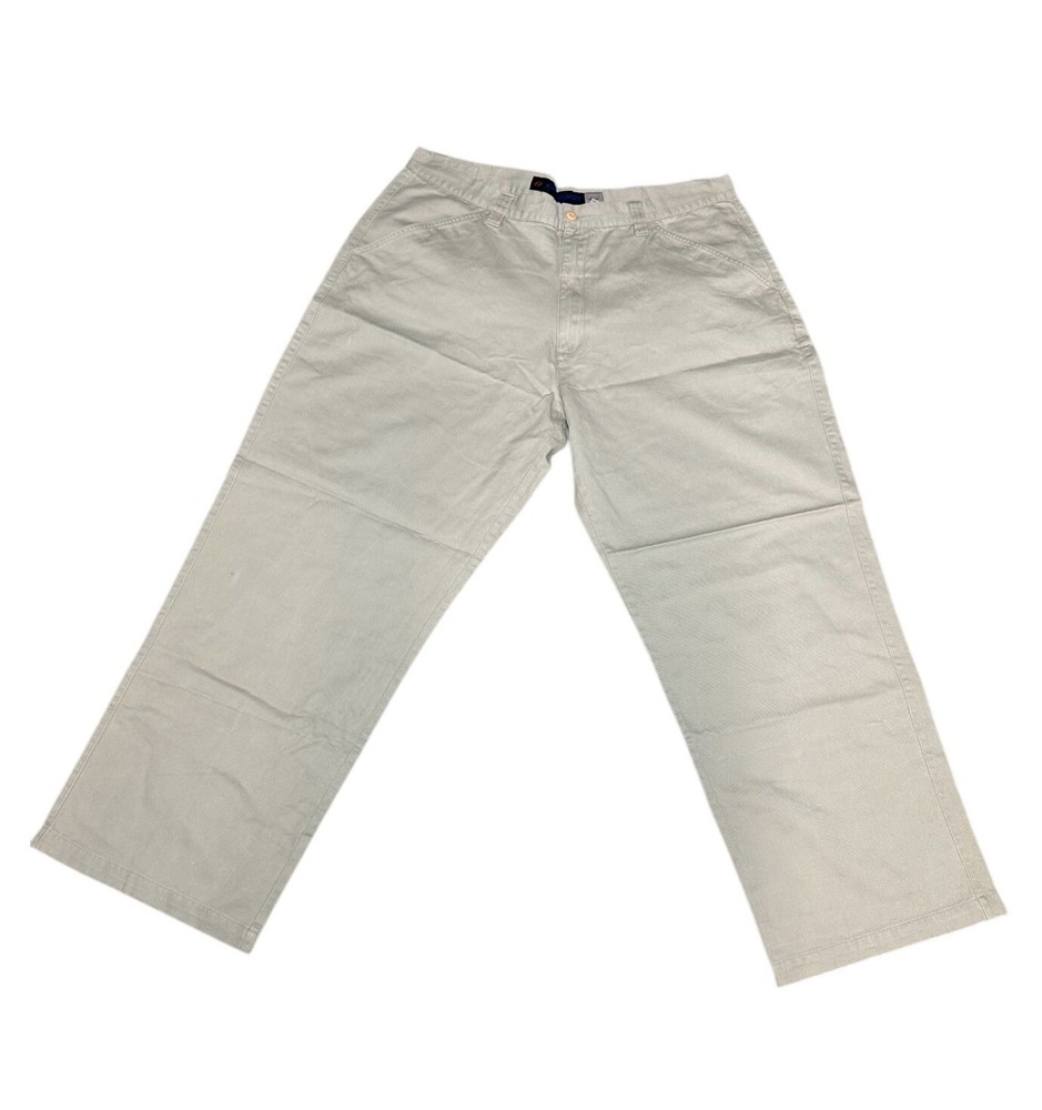 Vintage  Anchor Blue Beyond Baggy Wide Leg Pants  40x32  Khaki Beige Skate Y2k