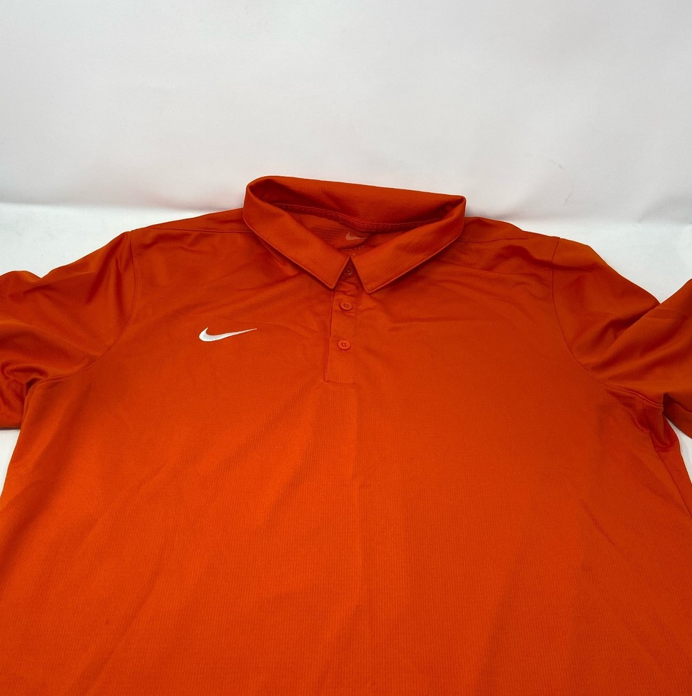 Nike Men’s Dri-FIT Franchise Polo Shirt CI4470-891 - Orange - Size L