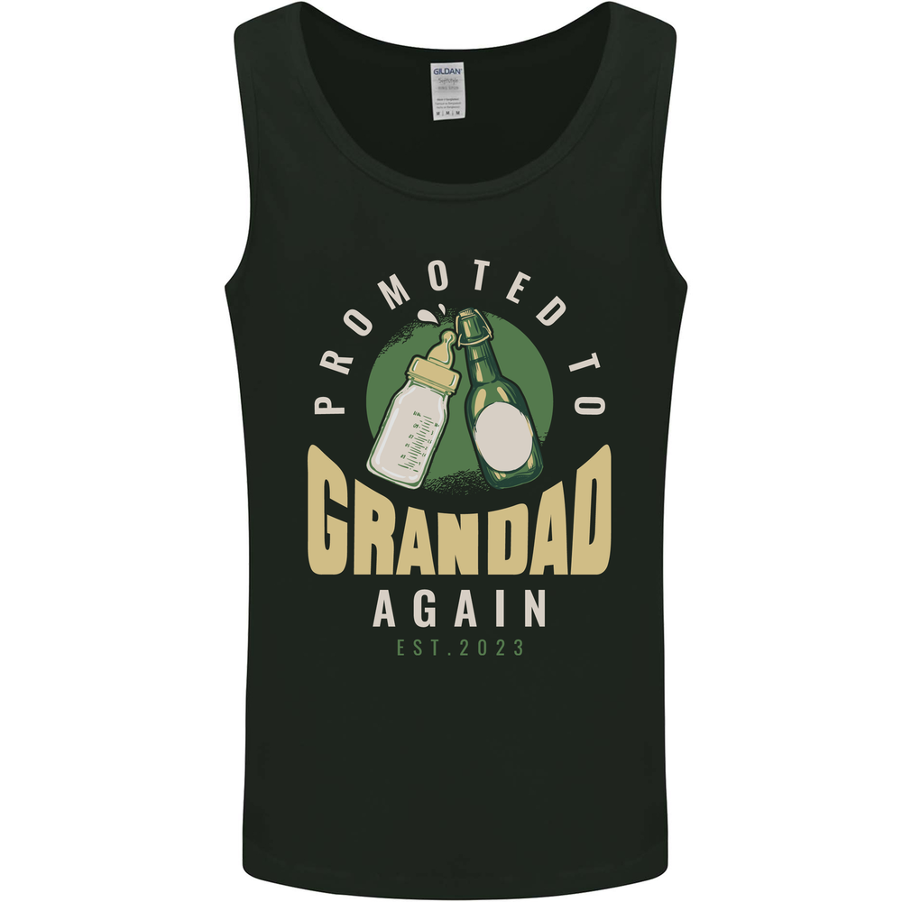 Promoted to Grandad Est. 2023 Mens Vest Tank Top