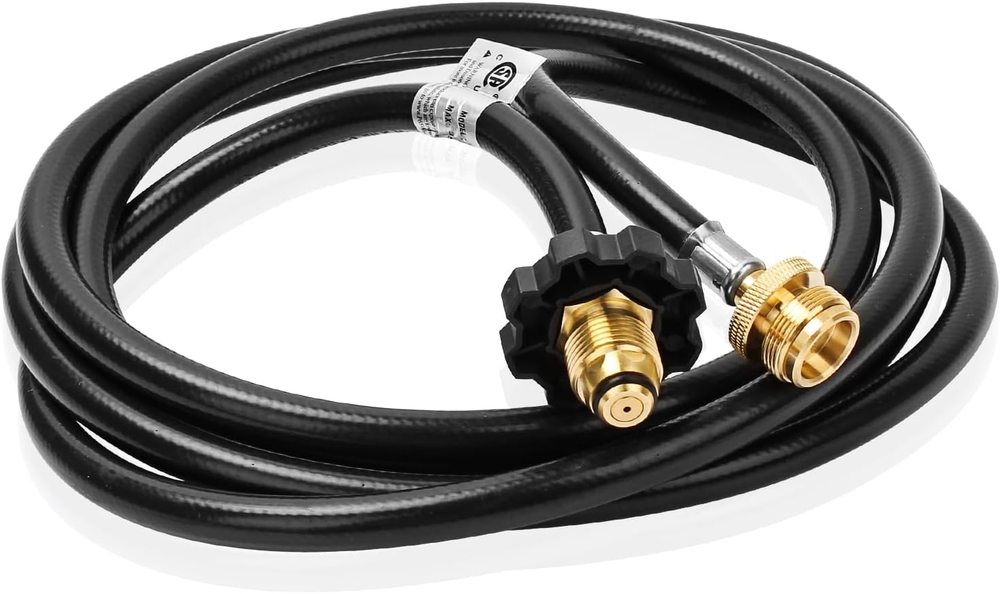 F273704 5-Ft Propane Heater Adapter Hose Assembly, Compatible with Mr. Heater, B