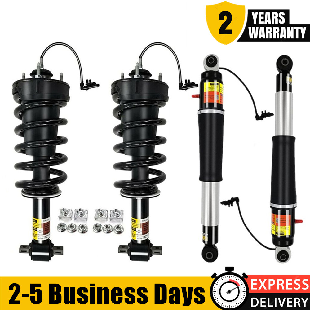 Fit GMC Yukon Denali Escalade Tahoe Suburban Front & Rear Shocks Struts Magnetic