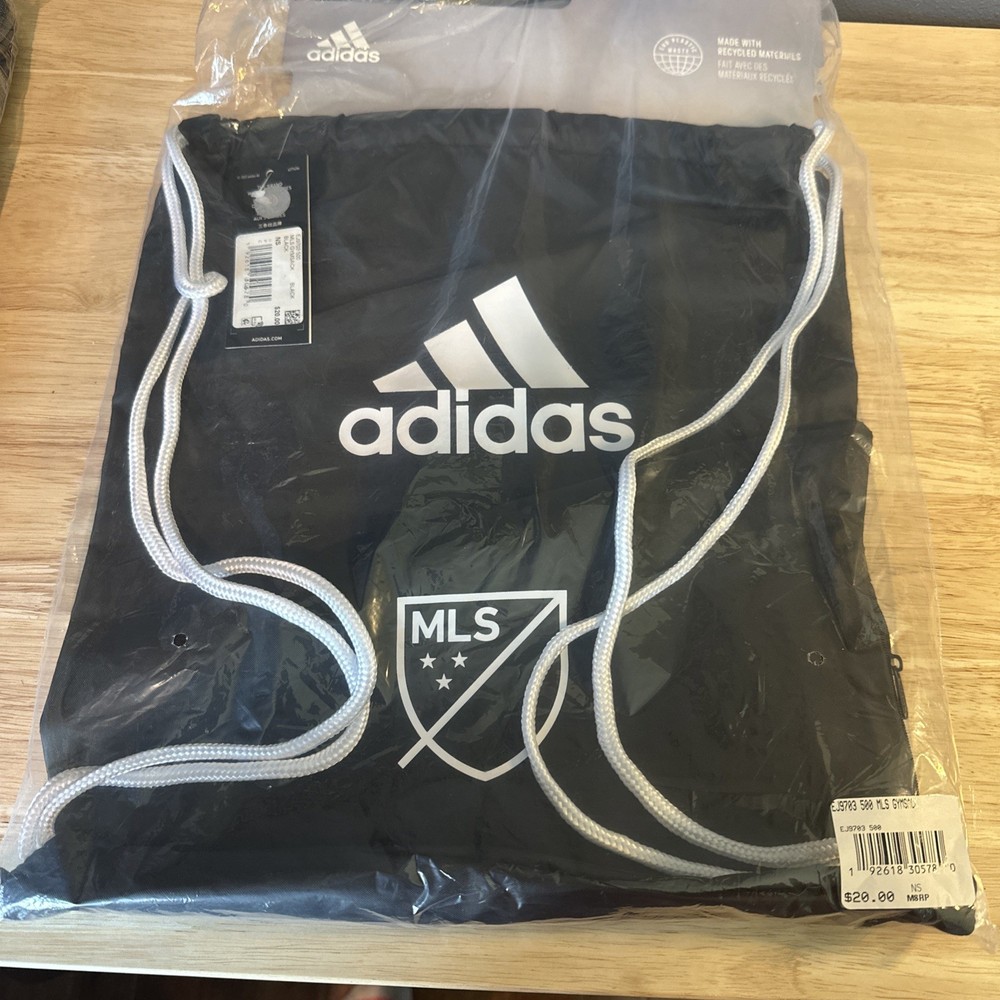 Adidas Black MLS Adult Gym Backpack for Sports Performance