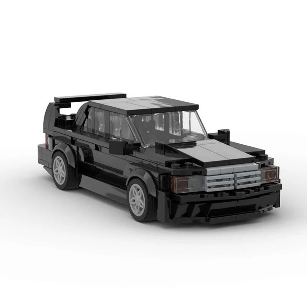 Brick Works Black Mercedes E190 EVO ll  AMG MOC LEGO Building Bricks Sports Car