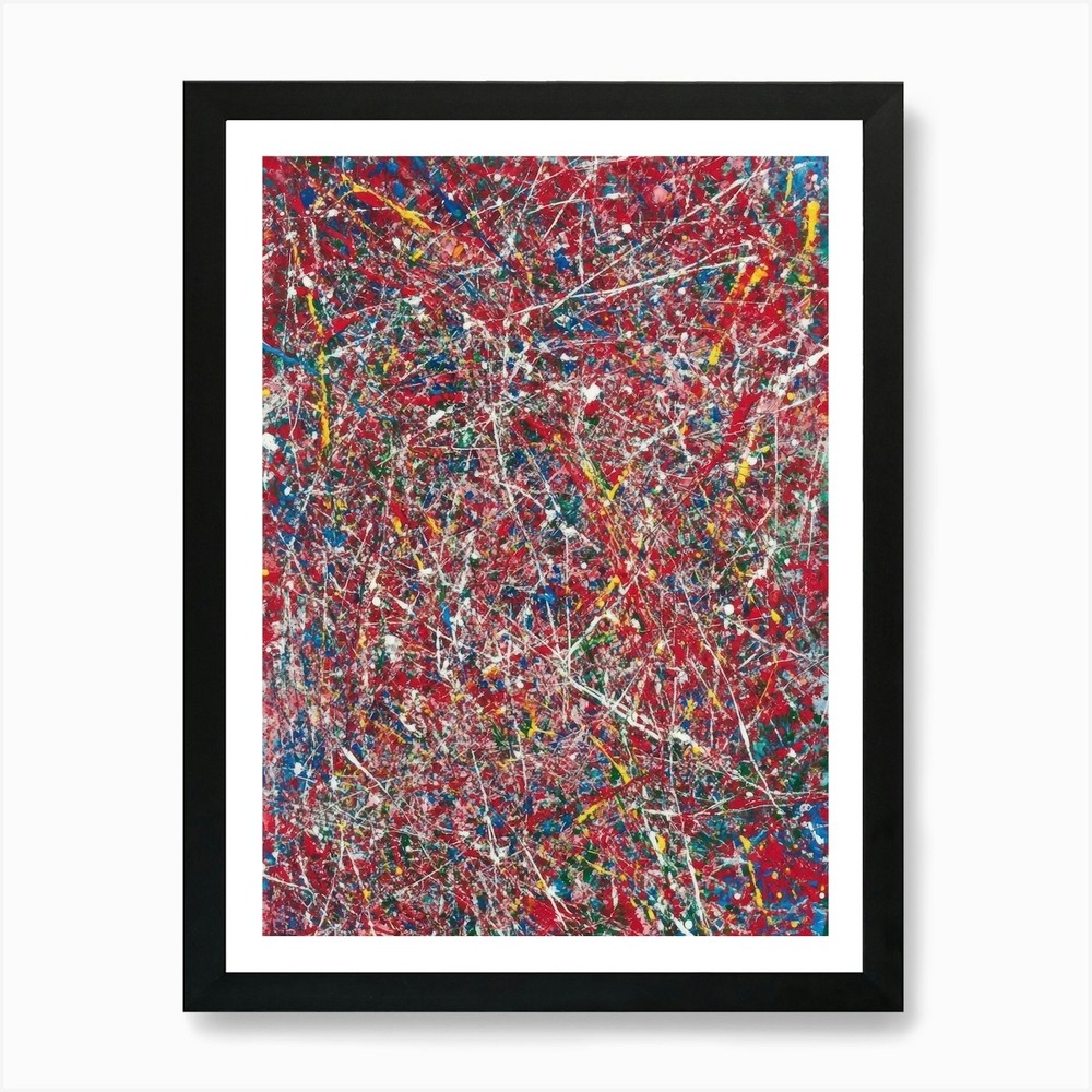 Splatter Painting 55 Art Print Framed Wall Art Poster Canvas Print Picture