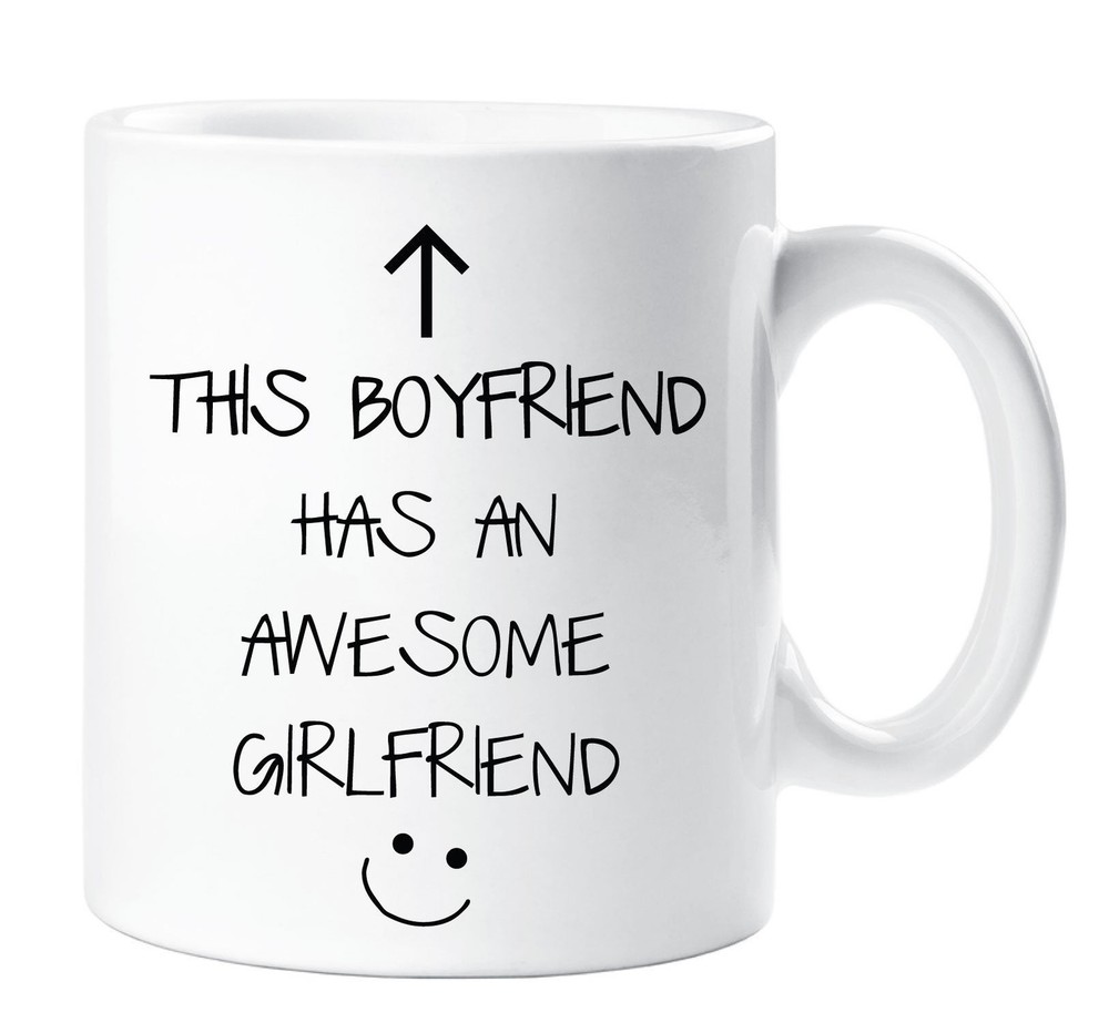 Girlfriend Mug This Boyfriend Has An Awesome Girlfriend Ceramic Novelty Present