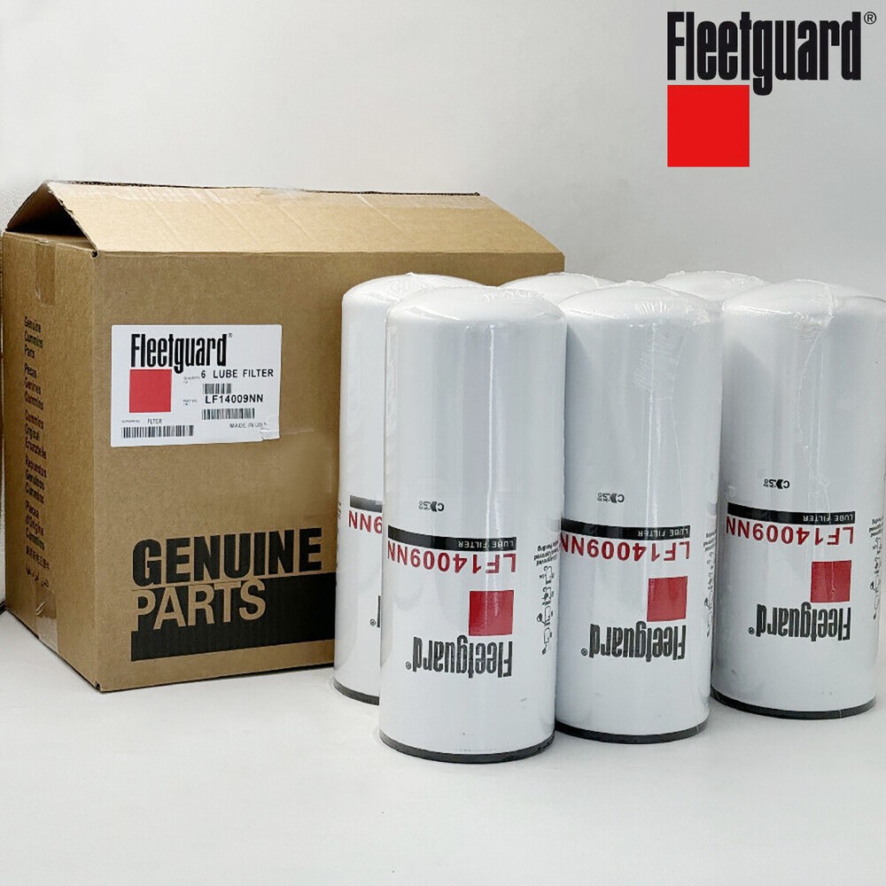 6 Pack Fleetguard LF9009 NanoNet Fuel Filter Fits Cummins LF14009NN Foton Auman Trucks