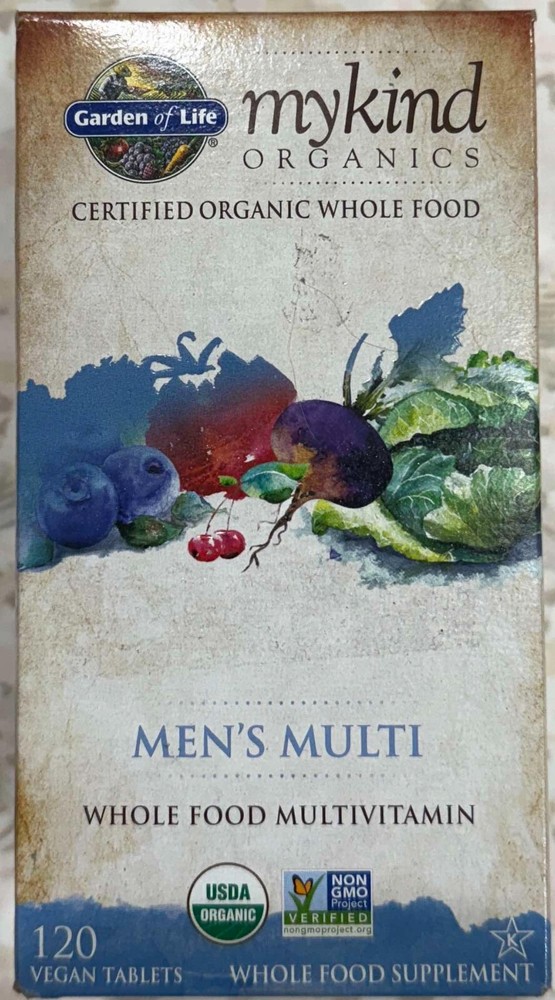 Organic Men's Whole Food Multivitamin - 120 Tablets by Garden of Life mykind