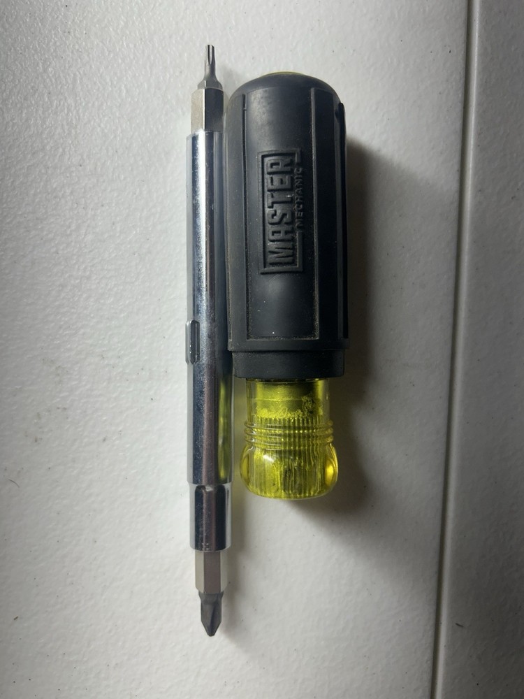 11-in-1 Multi-Bit Screwdriver with 8 Bits and 3 Nut Sizes