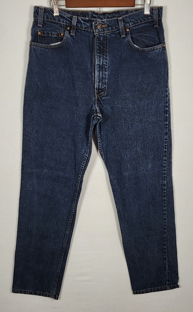 VINTAGE Levis 540 Relaxed Fit Mens Jeans 34x30 Brown Tab Denim
