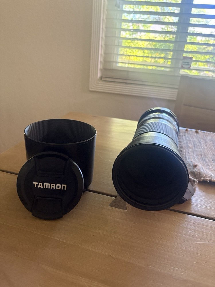 Tamron SP 150-600mm f5-6.3 Di VC USD Telephoto Zoom Lens for Nikon DSLR Cameras - Black