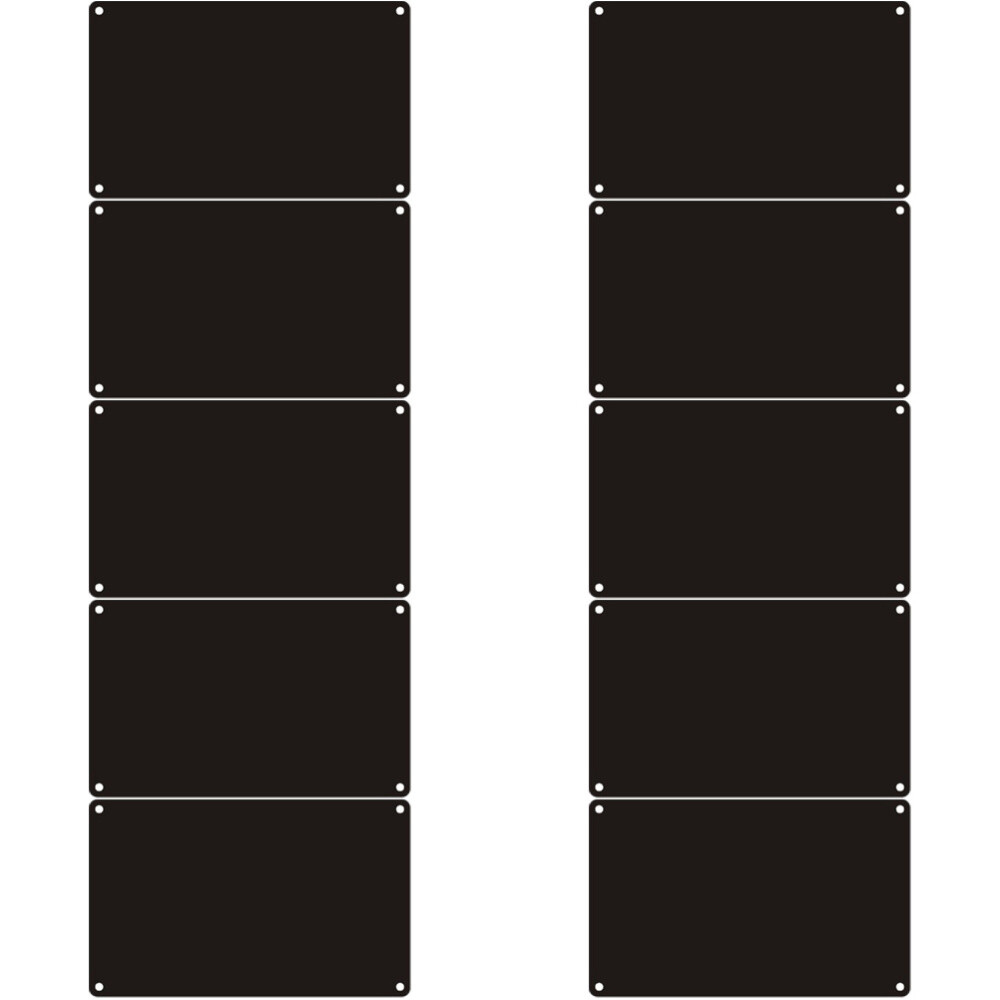 10Pcs Diy Hanging Metal Engraving Blank Sign Home Door DIY Clothes
