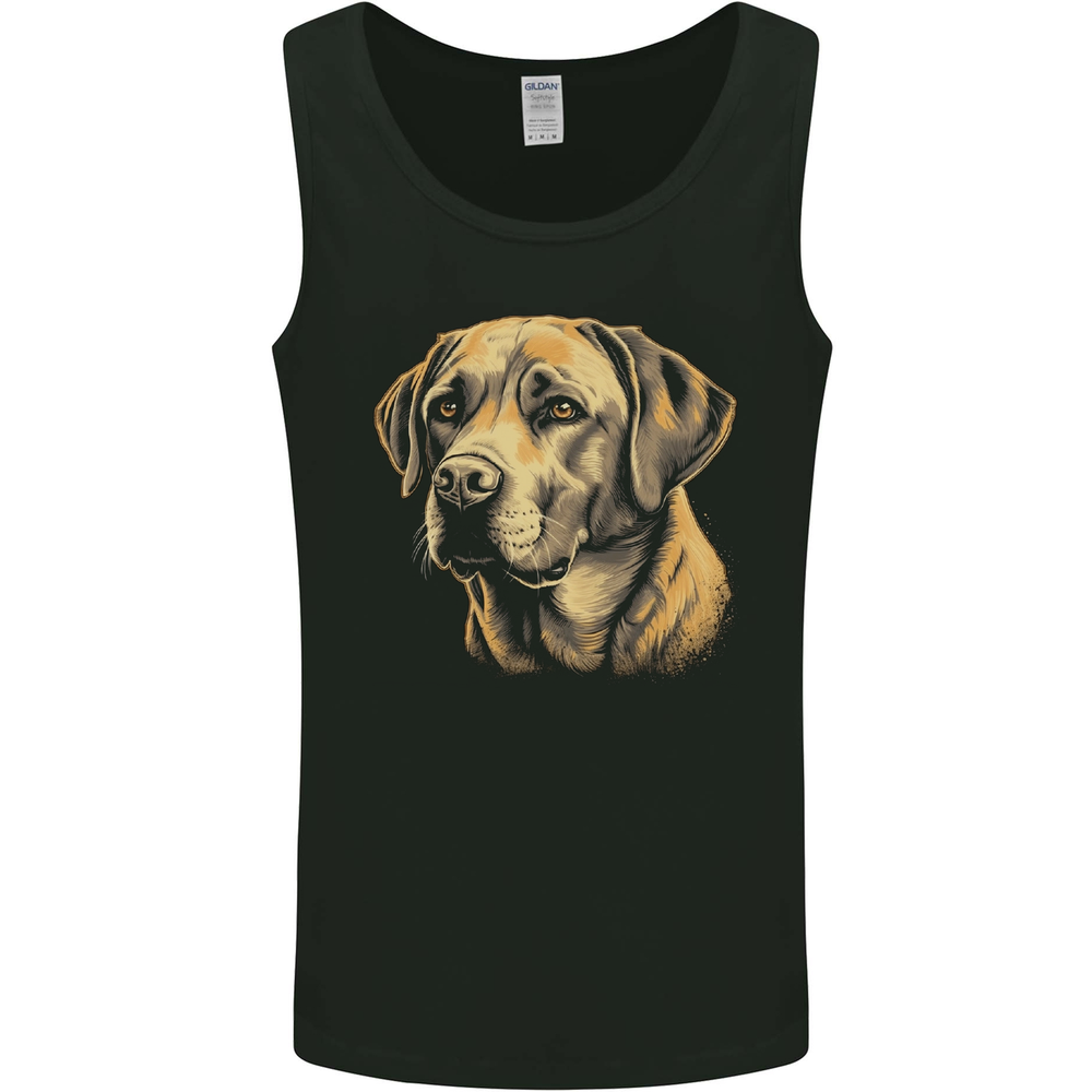 A Cute Labrador Dog Mens Vest Tank Top