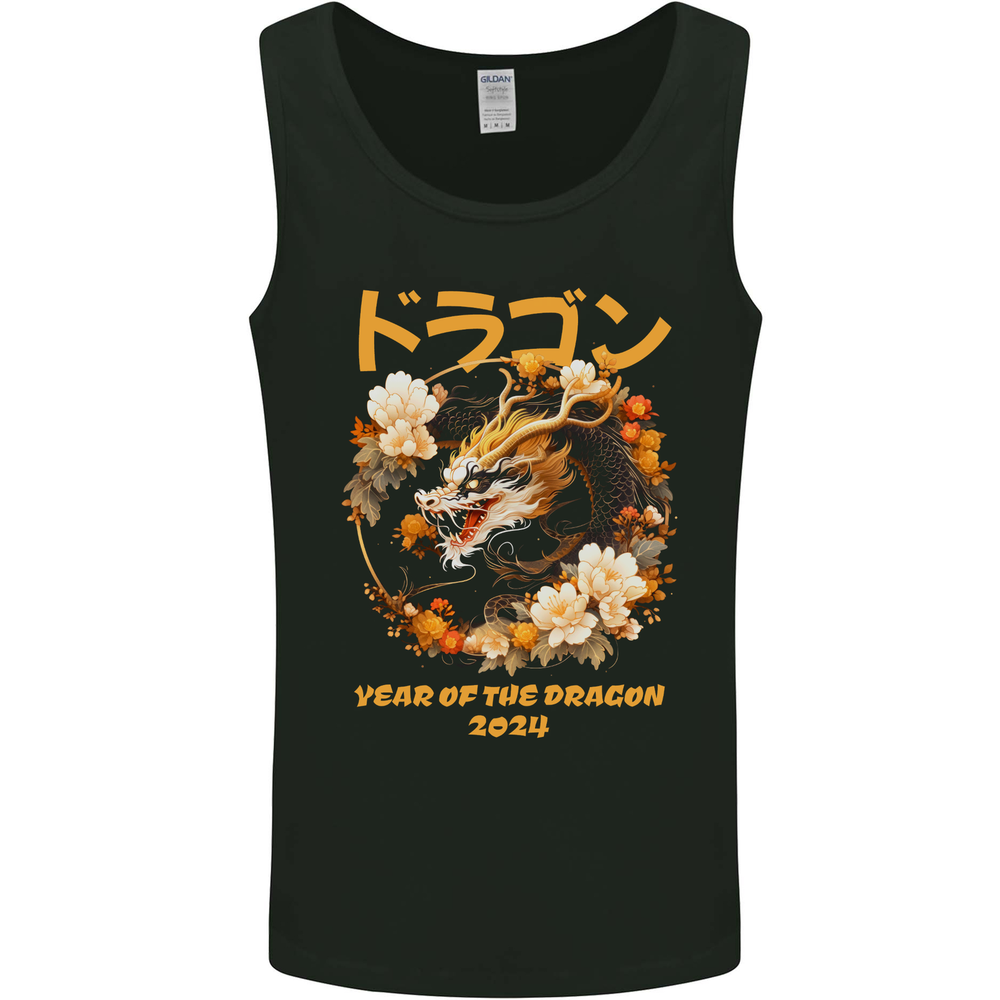 Year of the Dragon Chinese New Year Mens Vest Tank Top