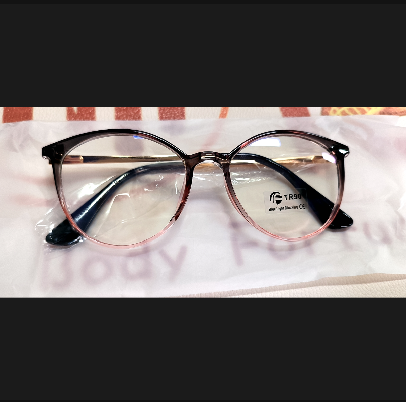Trendy TR90 Cat Eye Anti Blue Light Glasses for Women – Clear Lens Frames