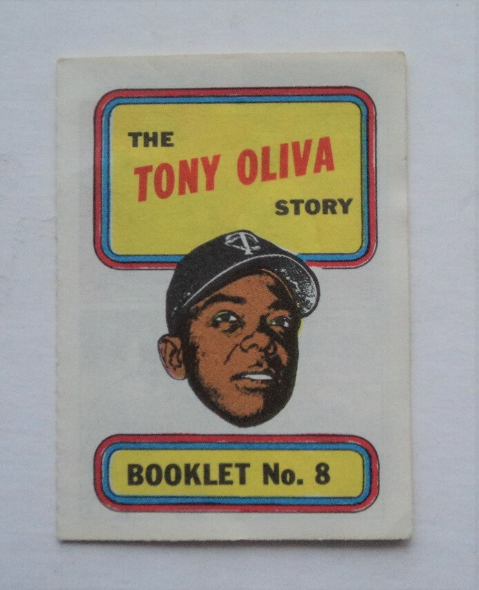 1970 Topps Booklets #8 Tony Oliva Twins - GEM MINT - FLASH SALE-image