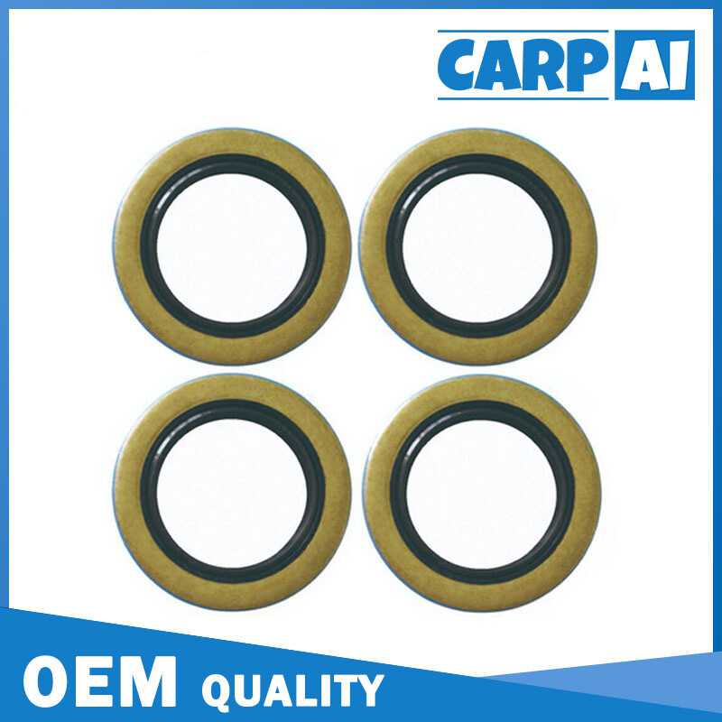 4pcs Trailer Hub Wheel Grease Seals 10-19 (171255TB) for 3500 lb Axle 1.719''