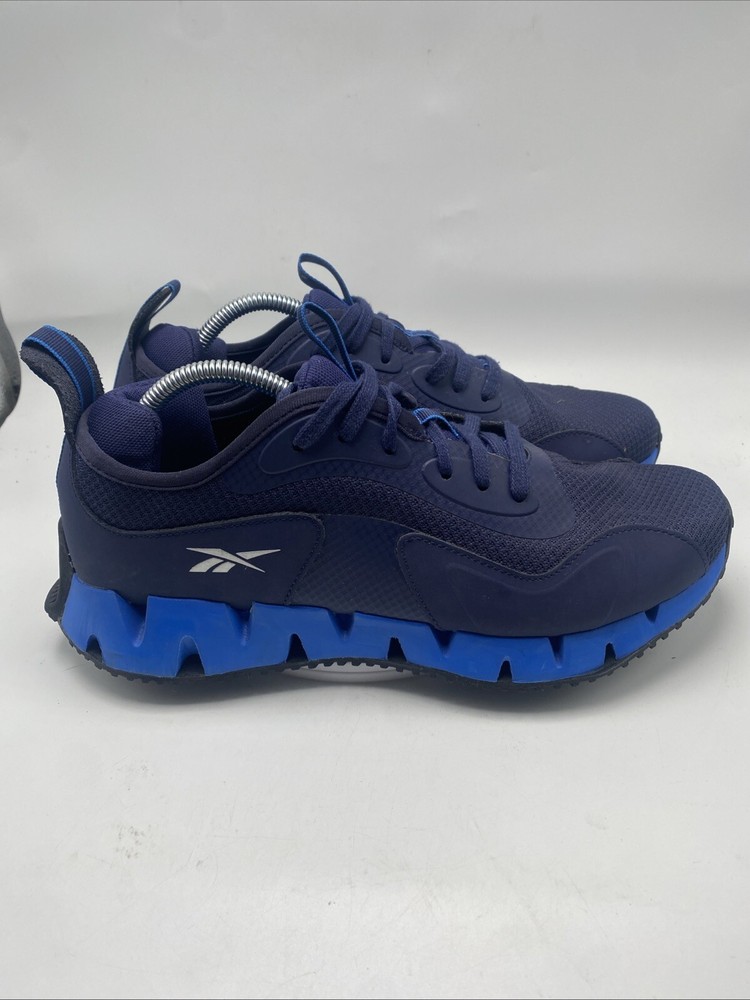 Reebok Shoes Men Size 10 Zig Dynamica Blue Athletic Running Sneaker  3818