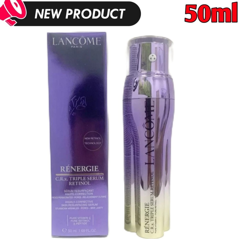 Lancome Renergie C.R.x Triple Serum with Retinol 1.7 oz / 50mL New Sealed