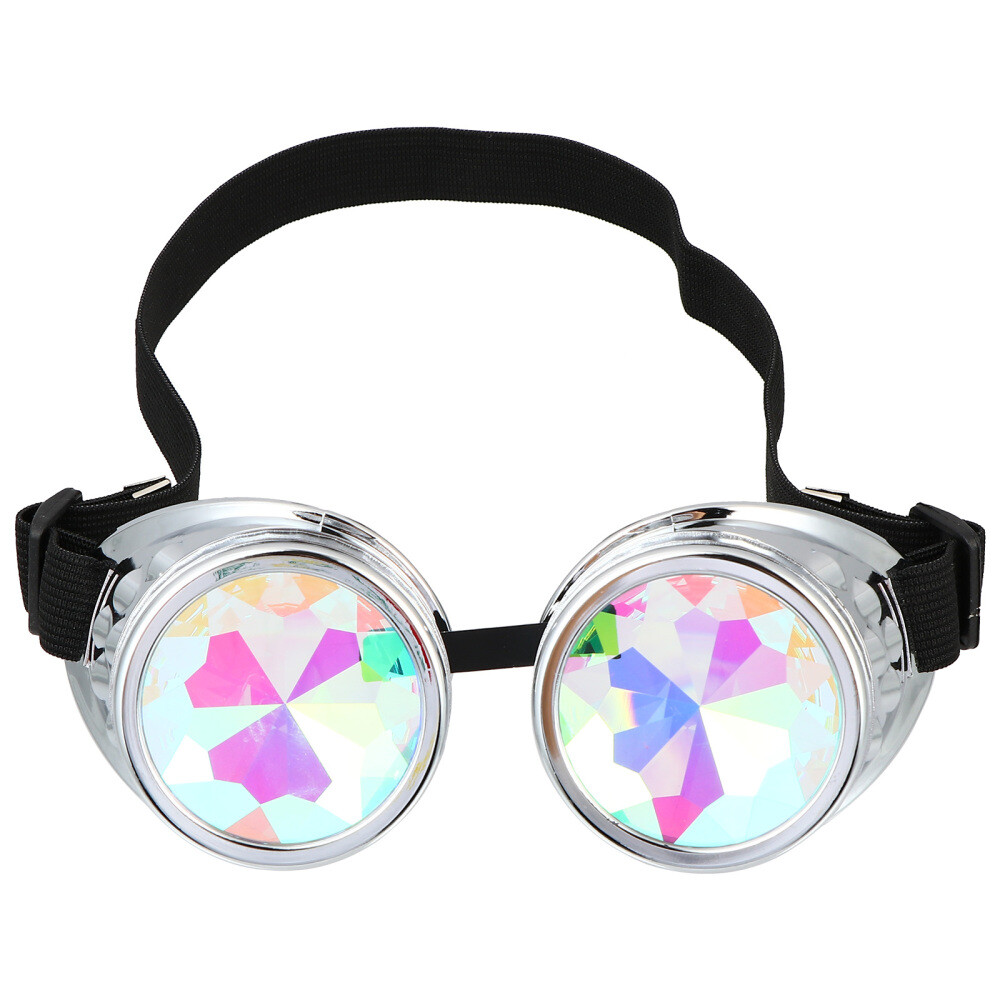 Steampunk Kaleidoscope Rave Goggles for Unique Style