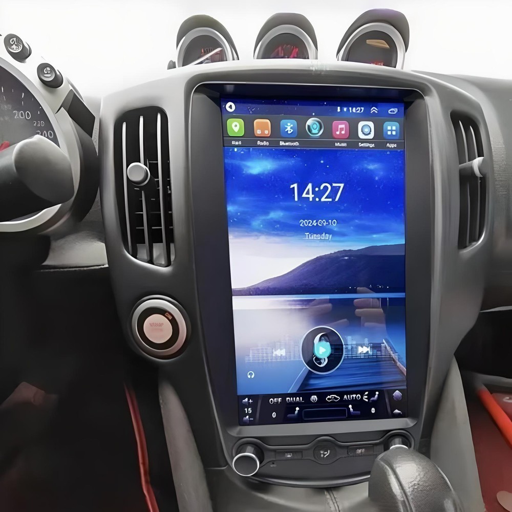 Android 13 Car Stereo Radio Carplay GPS Navi Wifi Unit Fit 2008-2019 Nissan 370Z