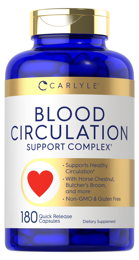 Blood Circulation Pills | 180 Capsules | Non-GMO  Supplement |  by Carlyle
