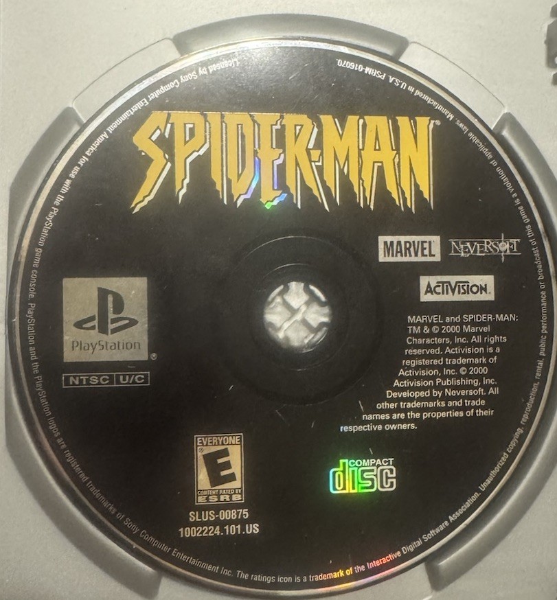 Spider-Man (Sony PlayStation 1, 2000)