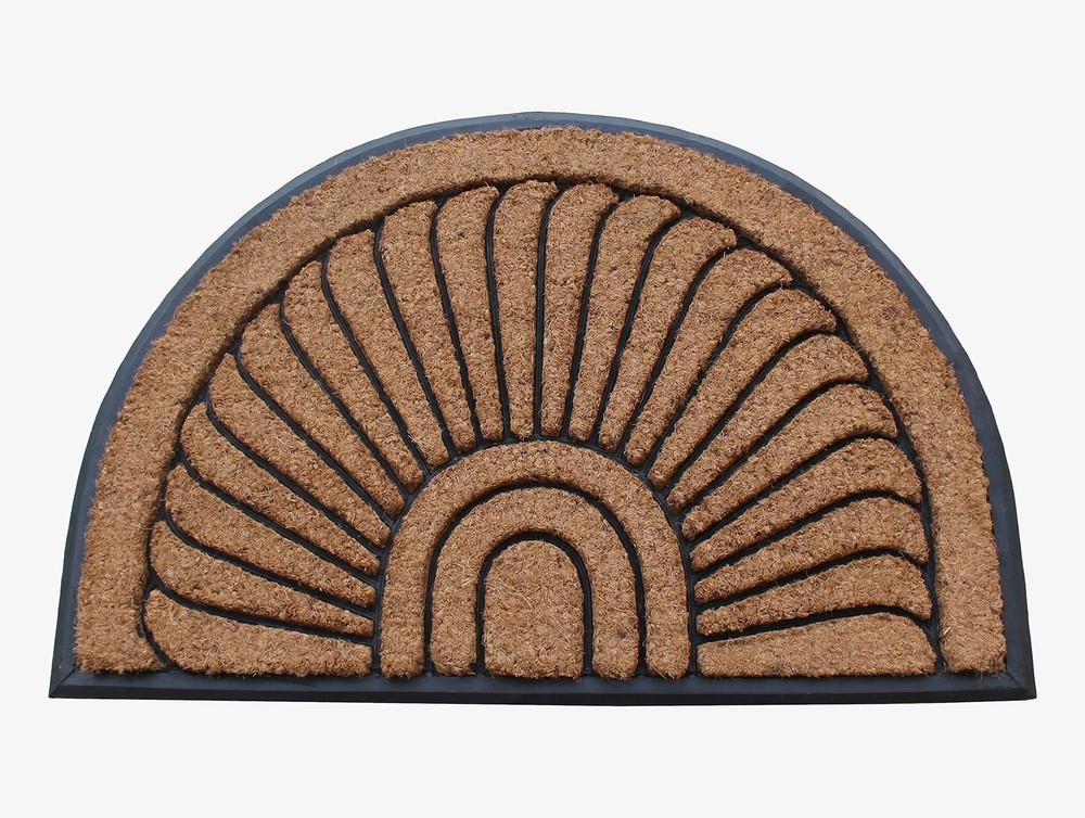 A1HC Natural Coir and Rubber Door Mat 24x36 Inch Thick Durable Entrance Rug