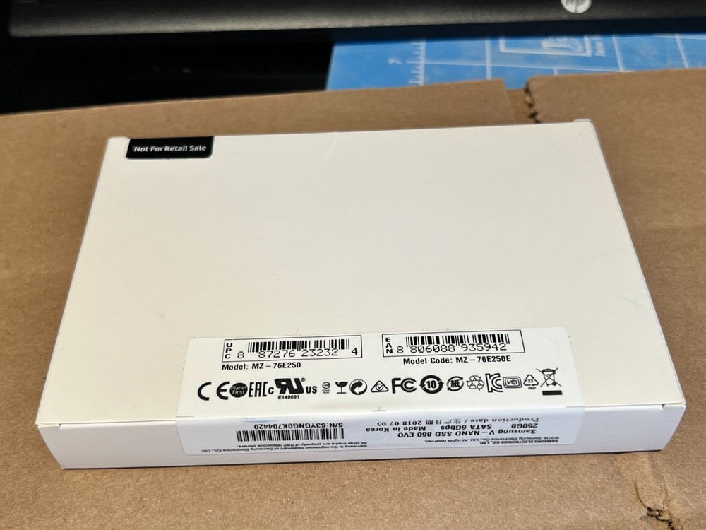 Samsung 860 EVO 250GB,Internal,2.5 inch (MZ-76E250) Solid State Drive