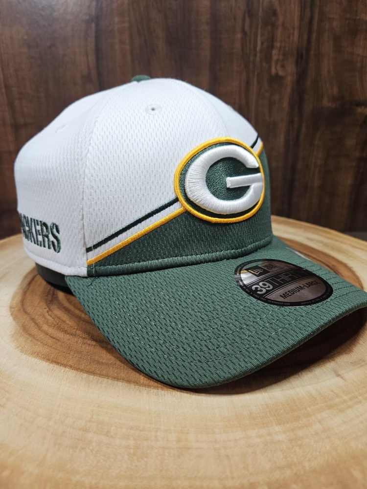 Green Bay Packers New Era 39Thirty Stretchfit Hat Cap Size M/L NFL Football