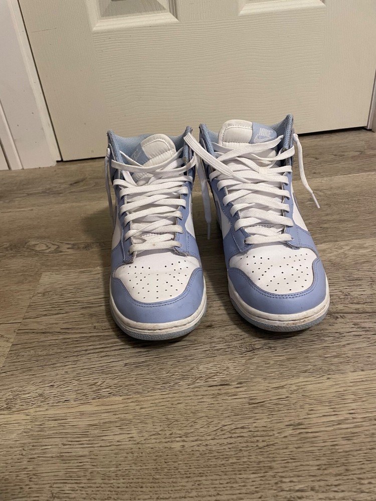 blue nike dunks womens 7