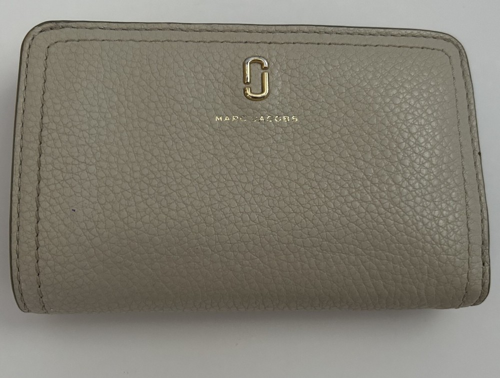 MARC JACOBS Bifold leather pebble zipper Wallet Women's M0015120106 5 5/8