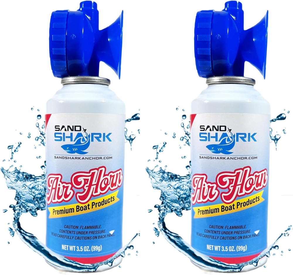 Premium Boating Air Horn Handheld Canister- Very Loud, Coast Guard Approved, Eme