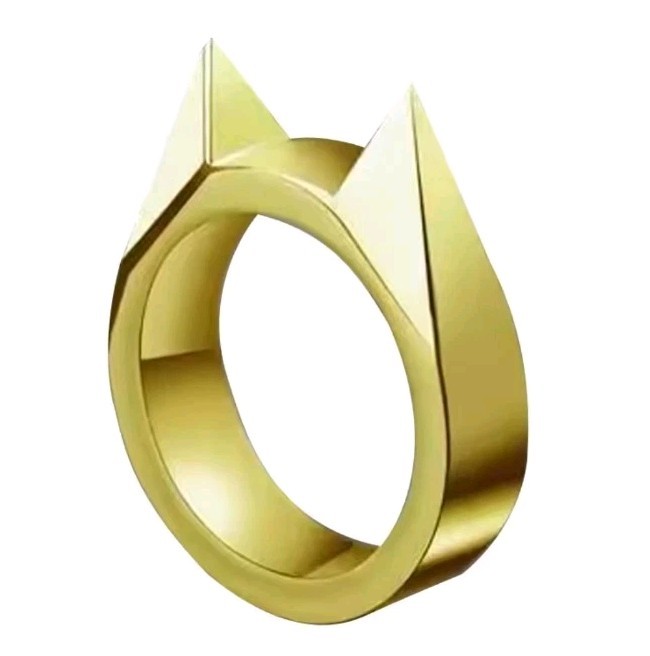 Cat Ring Stainless Steel Defensive Portable Personal Protection Tool Metal Rings