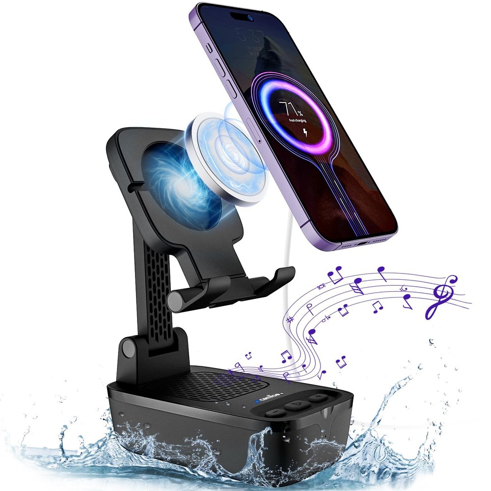 Gifts For Men Womenbirthday Giftsipx7 Waterproof Cell Phone Stand With Bluetooth