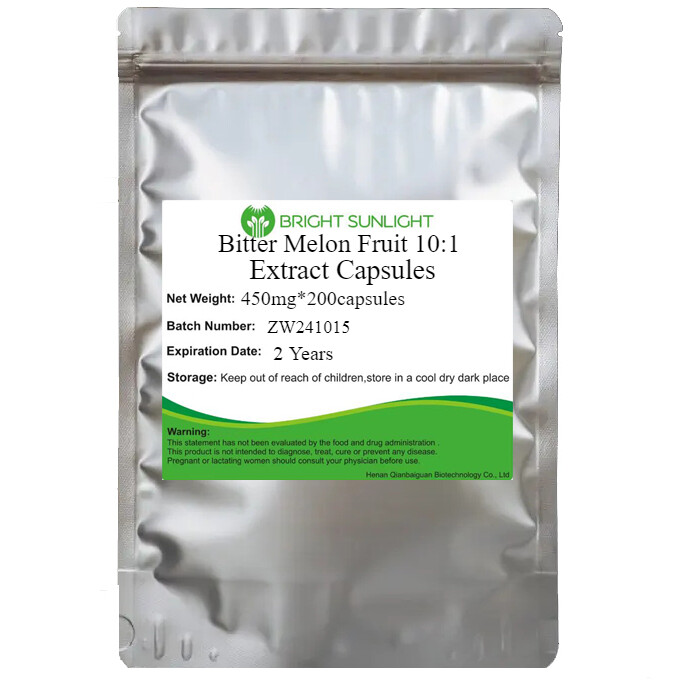 Organic Bitter Melon Fruit 10:1 Extract Capsules 450mg*200pills