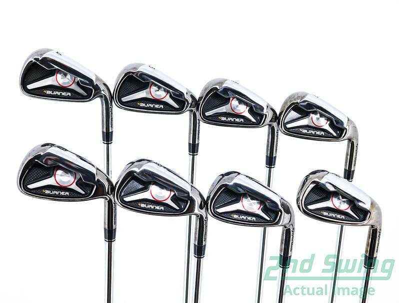 TaylorMade 2009 Burner Iron Set 4-PW AW Steel Regular Right Hand 38.75 Inches